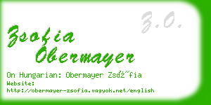 zsofia obermayer business card